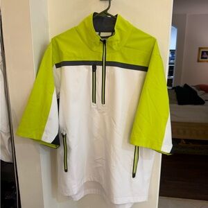 FootJoy Lime and White Windbreaker Jacket